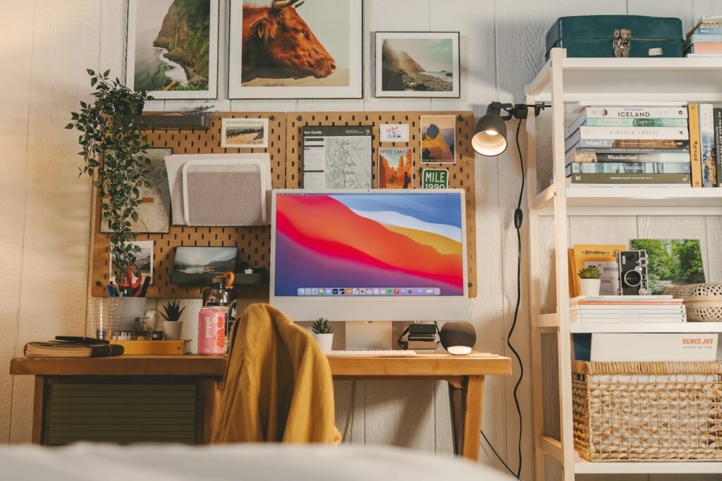 Home office desk setup illustrating the best tablets for remote work and home offices in 2026