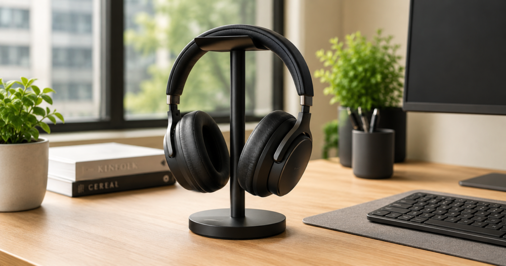 Headset for remote work and video calls in a home office