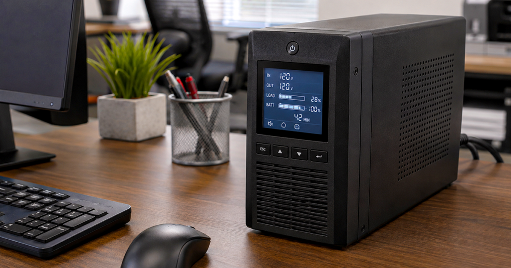 What size UPS do I need - UPS battery backup sizing guide card