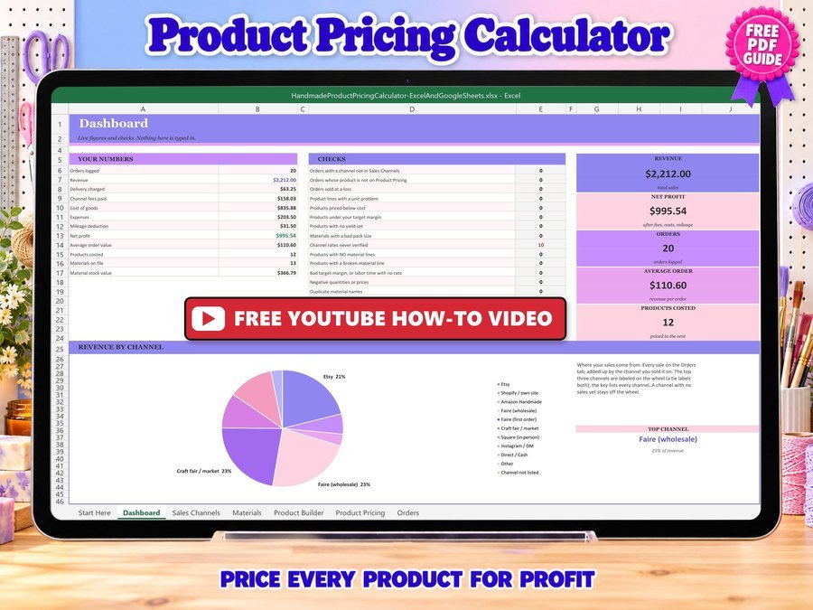 Handmade Pricing Calculator