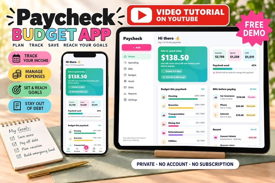 Paycheck Budget App